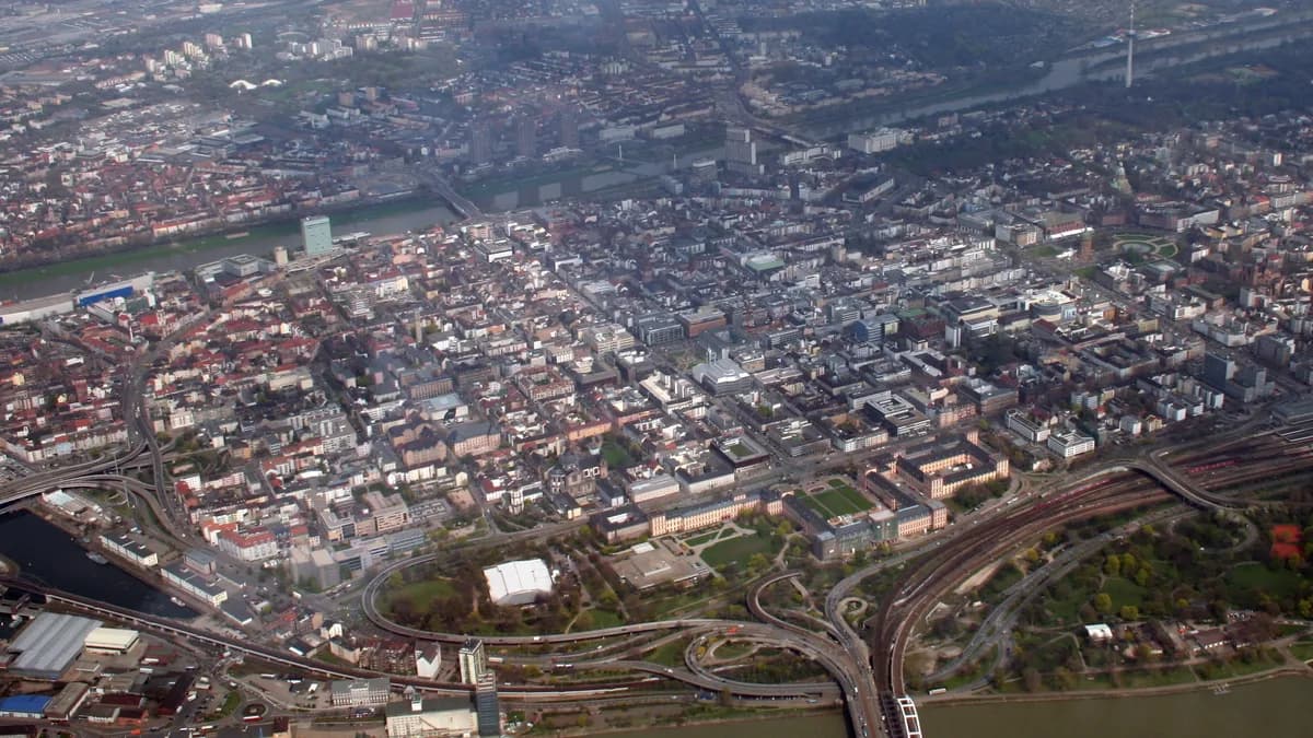 Stadtansicht von Mannheim